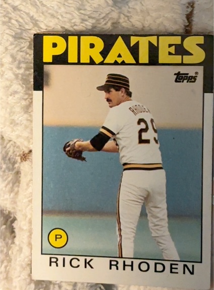1986 Topps #232 Rick Rhoden — front