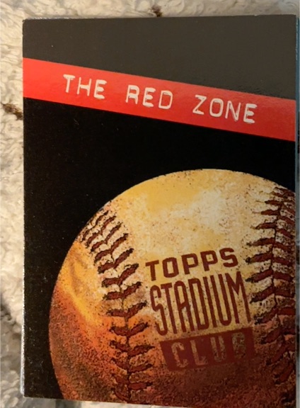 1994 Topps Stadium Club #3 The Red Zone — front