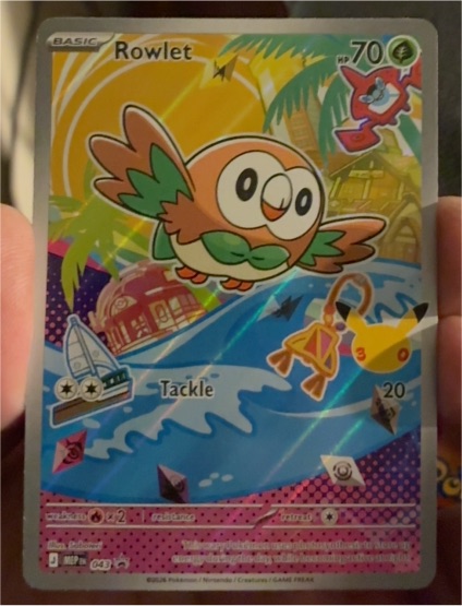 2026 Pokémon #043 Rowlet First Partner Illustration Collection — front