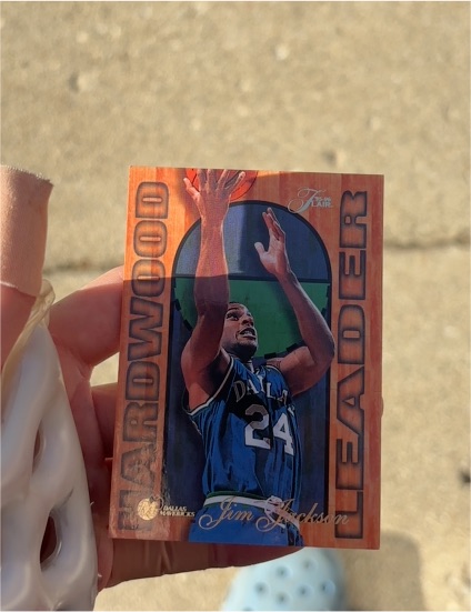 1995-96 Fleer Flair Hardwood Leader #6 Jim Jackson — front