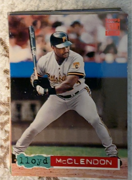 1994 Topps Stadium Club #511 Lloyd McClendon — front