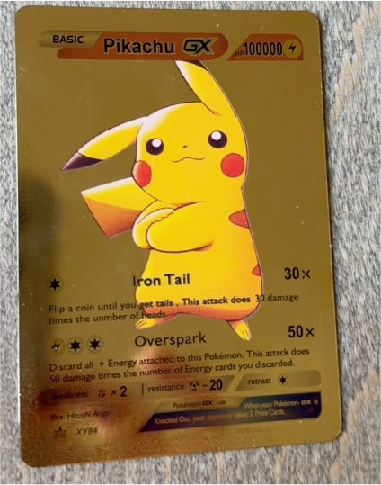 2016 Pokémon XY #84 Pikachu GX — front