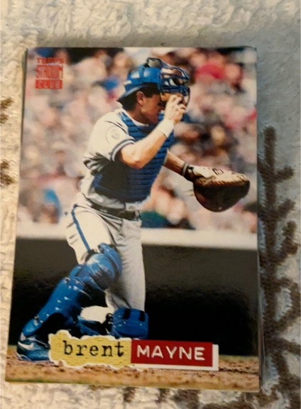 1994 Topps Stadium Club #333 Brent Mayne — front