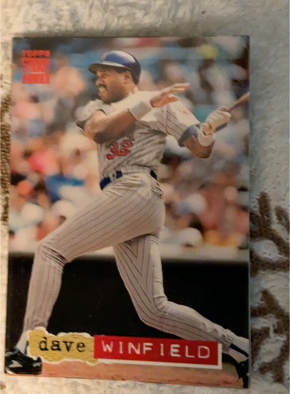 1994 Topps Stadium Club #288 Dave Winfield — front