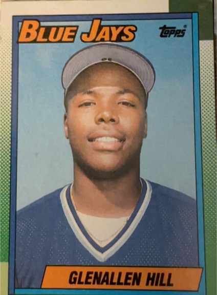 1990 Topps #194 Glenallen Hill Toronto Blue Jays — front