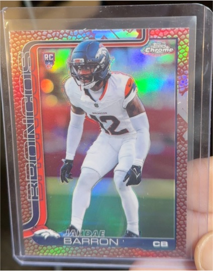 2025 Topps Chrome #359 Jahdae Barron — front