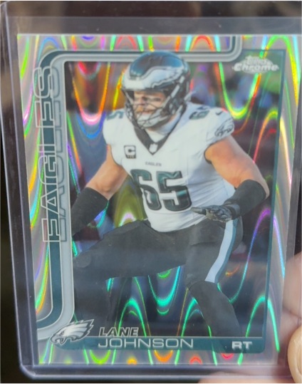 2025 Topps Chrome #246 Lane Johnson — front