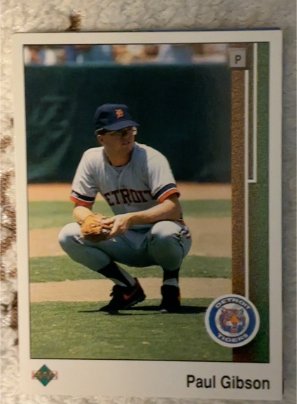1989 Upper Deck #47 Paul Gibson — front