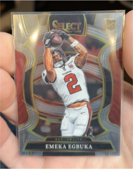 2025 Panini Select #37 Emeka Egbuka — front