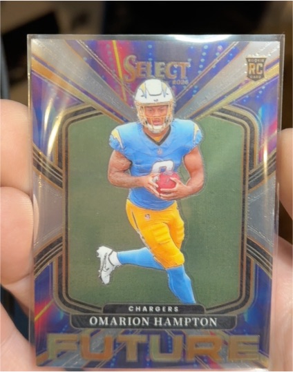 2025 Panini Select #13 Omarion Hampton Future Rookie — front