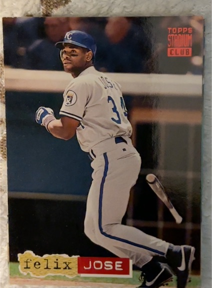 1994 Topps Stadium Club #298 Felix Jose — front