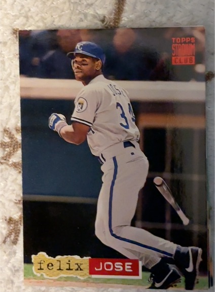 1994 Topps Stadium Club #298 Felix Jose — front