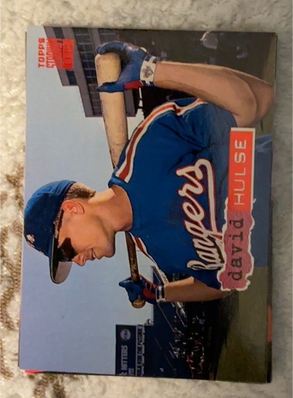 1994 Topps Stadium Club #449 David Hulse — front