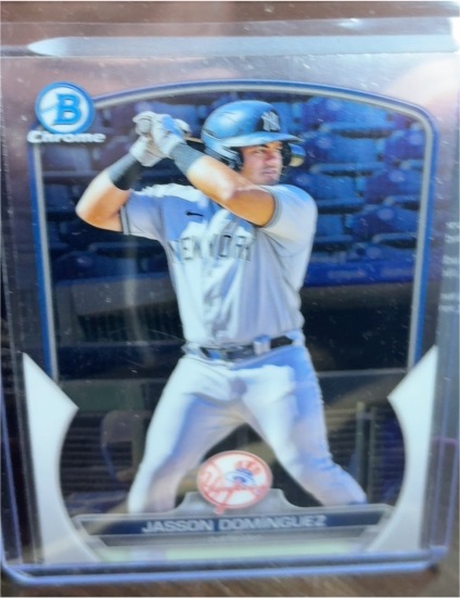 2023 Bowman Chrome Prospects #BCP-18 Jasson Dominguez — front
