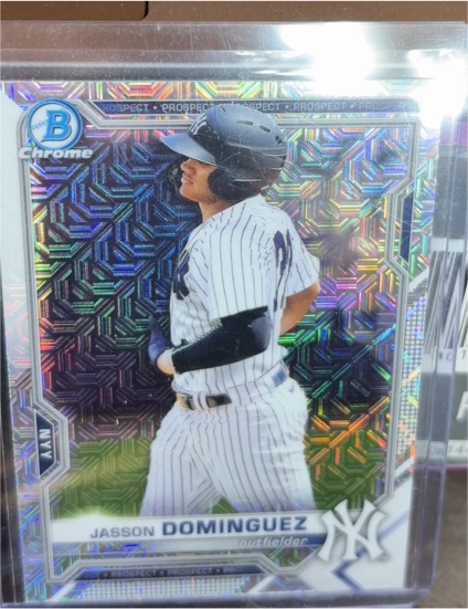 2021 Bowman Chrome Prospects #BCP-13 Jasson Dominguez — front