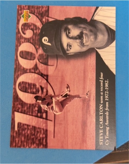 1994 Upper Deck All-Time Heroes #124 Steve Carlton — front