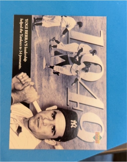 1994 Upper Deck All-Time Heroes #114 Yogi Berra New York Yankees HOF — front