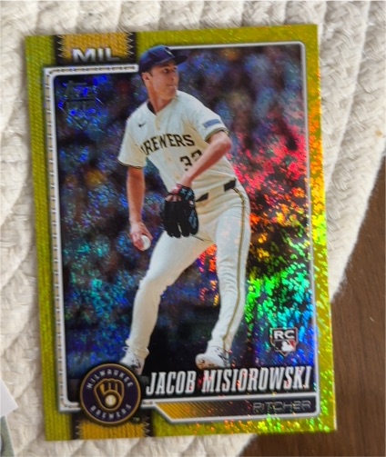 2026 Topps Series 1 #10 Jacob Misiorowski — front