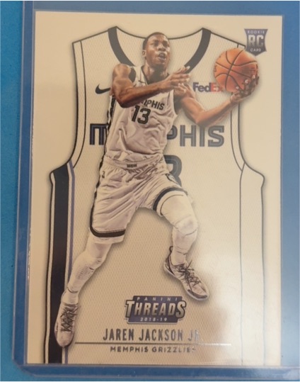 2018-19 Panini Threads #106 Jaren Jackson Jr — front