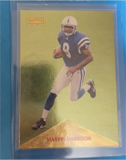 1996 Pinnacle #166 Marvin Harrison — front
