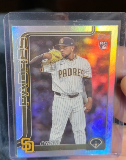 2025 Topps Update Series #US90 Omar Cruz — front