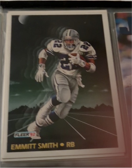 1992 Fleer #475 Emmitt Smith — front