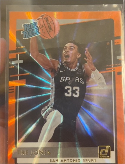 2020 Donruss #244 Tre Jones — front