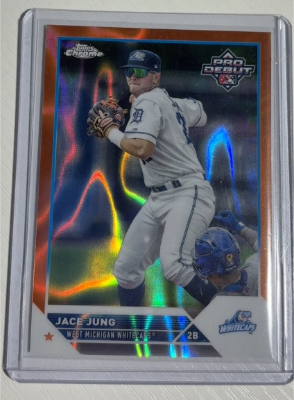 2023 Topps Pro Debut Chrome #PDC-24 Jace Jung — front