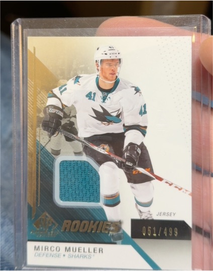 2014-15 Upper Deck SP Game Used Rookies #136 Mirco Mueller — front
