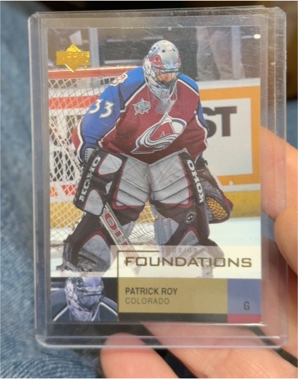 2002-03 Upper Deck Foundations #17 Patrick Roy Colorado Avalanche — front