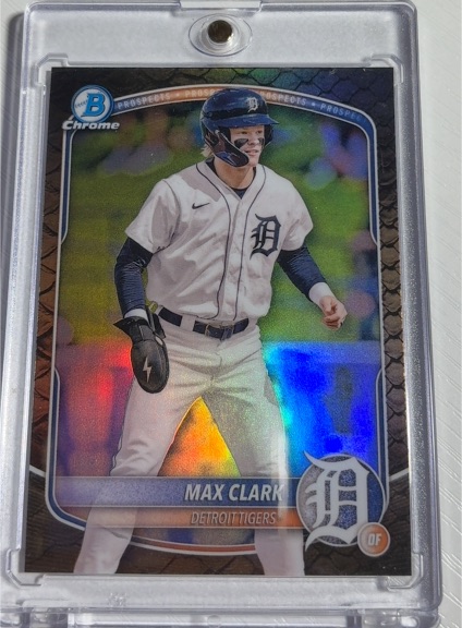 2025 Bowman Chrome Prospects #BCP-24 Max Clark — front