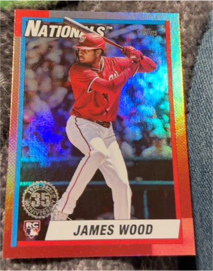2025 Topps Update #U90-28 James Wood — front