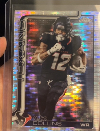 2025 Topps Chrome #115 Nico Collins — front