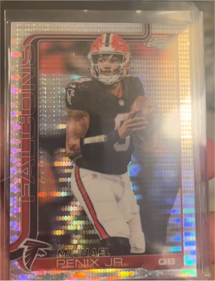 2025 Topps Chrome #15 Michael Penix Jr. — front