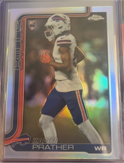 2025 Topps Chrome #394 Kaden Prather Rookie Refractor — front