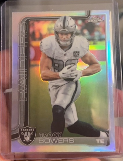 2025 Topps Chrome #178 Brock Bowers — front