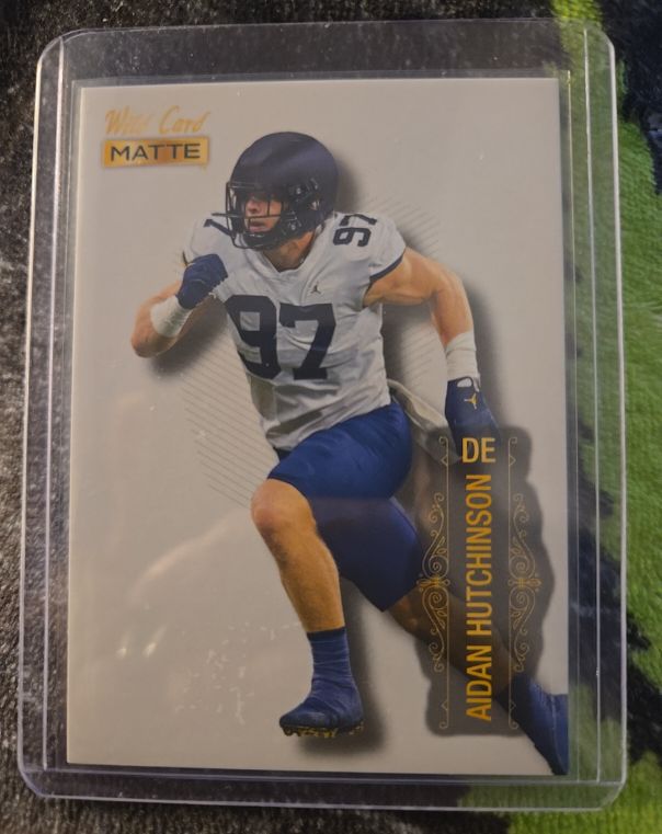 2022 Wild Card MATTE #MB-2 Aidan Hutchinson — front