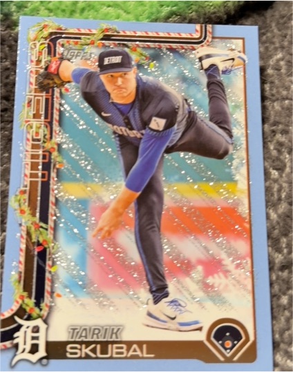 2025 Topps Holiday #H74 Tarik Skubal — front