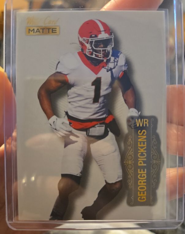 2022 Wild Card Matte #MB-47 George Pickens — front