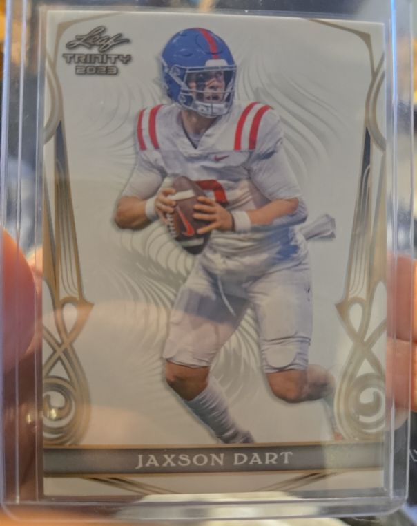 2023 Leaf Trinity #31 Jaxson Dart — front