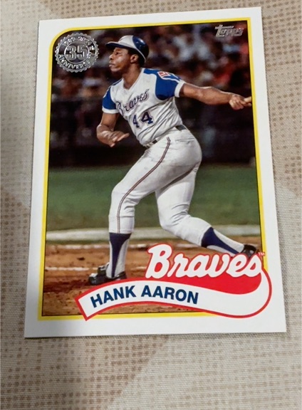 2024 Topps Series 2 1989 35th Anniversary #89B2-2 Hank Aaron — front
