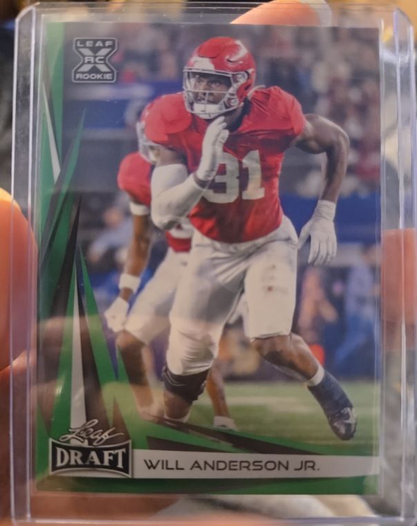 2023 Leaf Draft #B2-10 Will Anderson Jr. — front