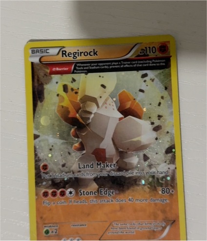 2015 Pokémon XY Black Star Promo #XY49 Regirock — front