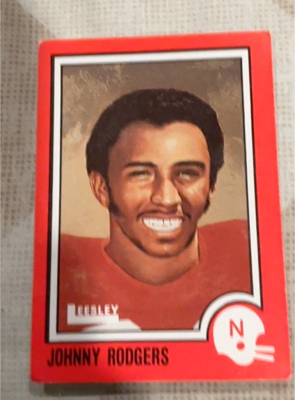 1989 Leesley #24 Johnny Rodgers — front