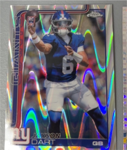 2025 Topps Chrome #306 Jaxson Dart — front