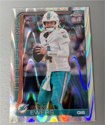 2025 Topps Chrome #316 Quinn Ewers — front
