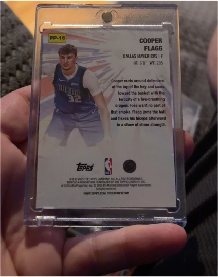 2026 Topps Collector Kit #NBA-6 Cooper Flagg — front