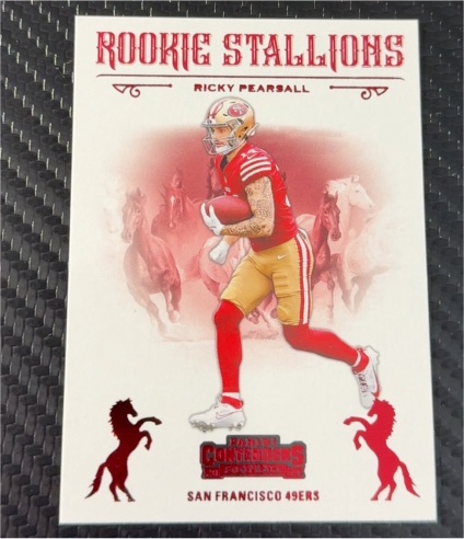 2024 Panini Contenders #15 Ricky Pearsall Rookie Stallions — front