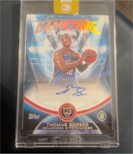 2025 Topps 3 #GT-TSO Thomas Sorber — front