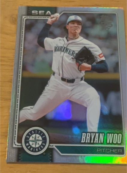 2026 Topps Series 1 #62 Bryan Woo — front